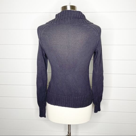 J.Crew Torque Moto Knit Asymmetrical Zip Cardigan Dark Grey Size XS - Picture 6 of 8